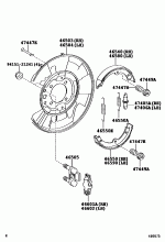 PARKING BRAKE & CABLE 2